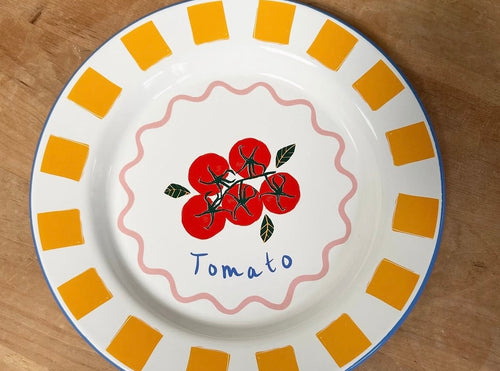 Tomato Dinner Plate 25cm